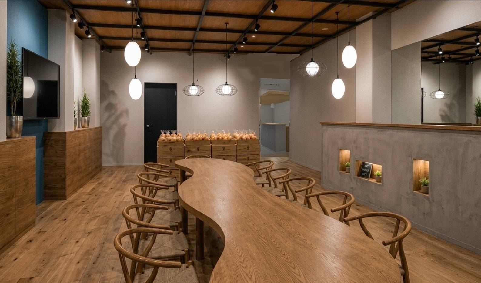 oars members club の店内